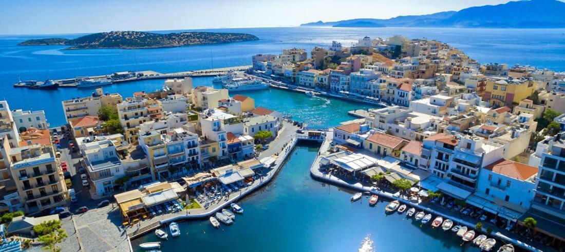 Stunning Seaview Town Apartment آغيوس نيكولاوس المظهر الخارجي الصورة