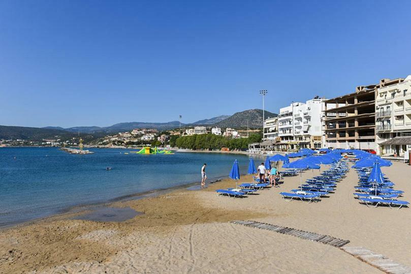 Stunning Seaview Town Apartment آغيوس نيكولاوس المظهر الخارجي الصورة