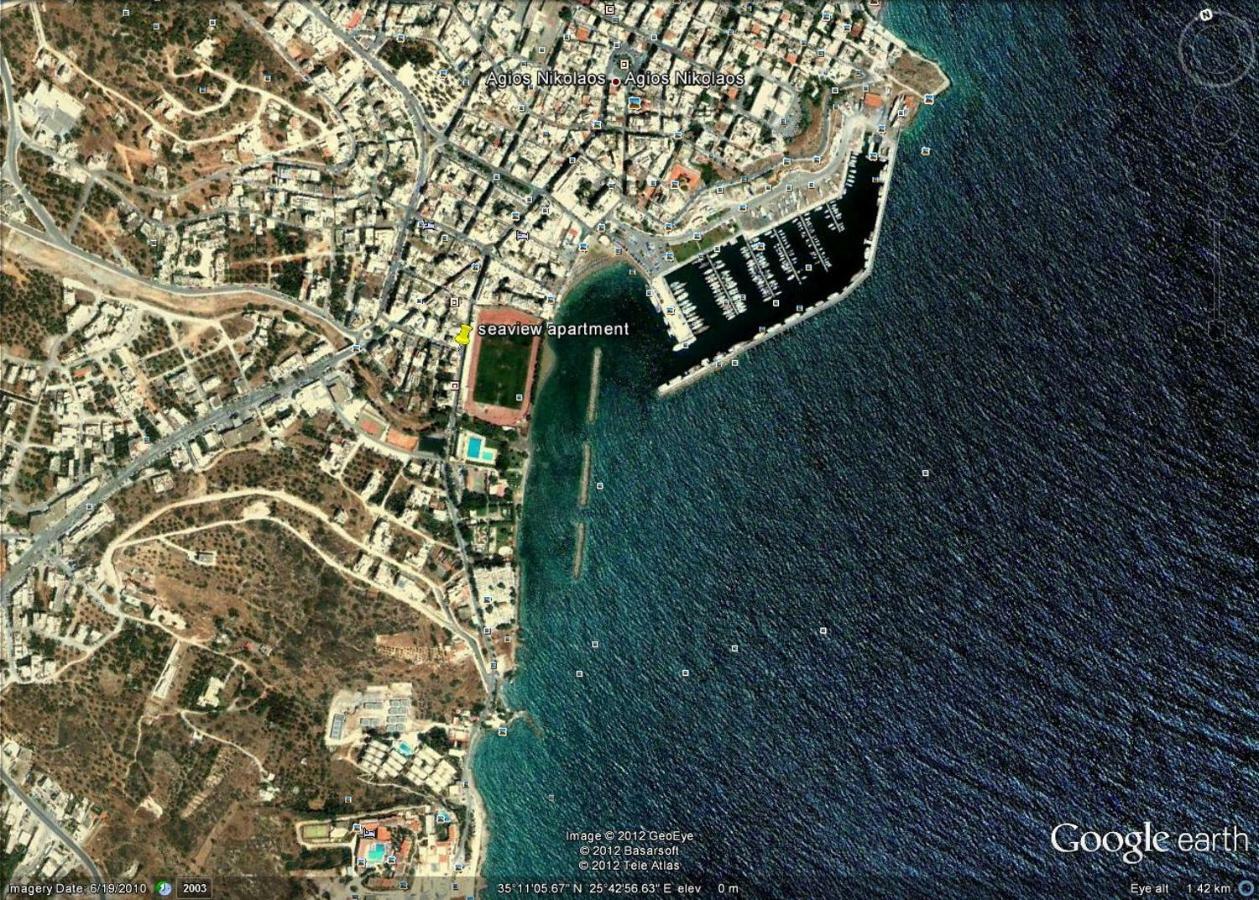 Stunning Seaview Town Apartment آغيوس نيكولاوس المظهر الخارجي الصورة